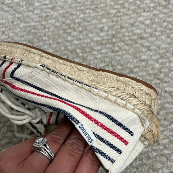 SOLUDOS Marine Stripe Lace Sneakers 6 - Picture 8 of 11